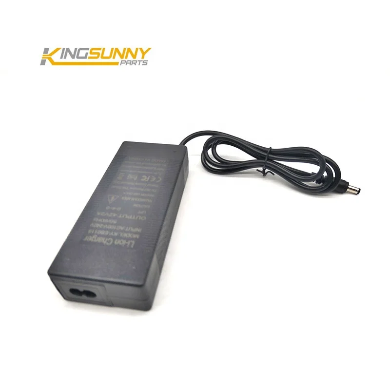 自転車バッテリー充電器42V 2A 5.5*2.1電源アダプターEbike充電