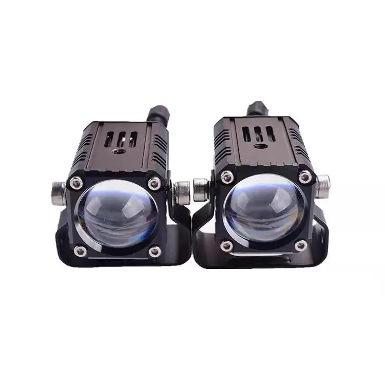 Senlo X1 Plus Motorcycle Lighting System Accessories Led Auxiliary Light h with Igh Low Beam Dual Color Mini Driving Light