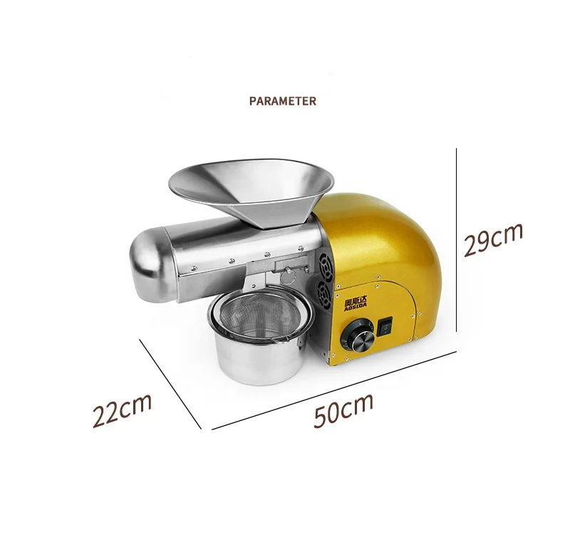 Durable Cold Press Oil Machine High Quality Nuts Cold Press Oil Expeller Machine