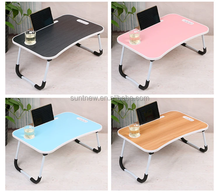 Portable Foldable Laptop Tray Table Multifunctional Laptop Bed Desk