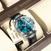 16 Cinturino in pelle Argento Blu