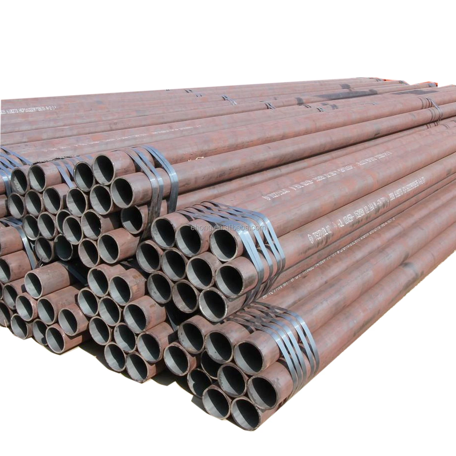 Ehong a106 carbon sch40 hollow carbon seamless steel pipe used for oil and gas pipeline