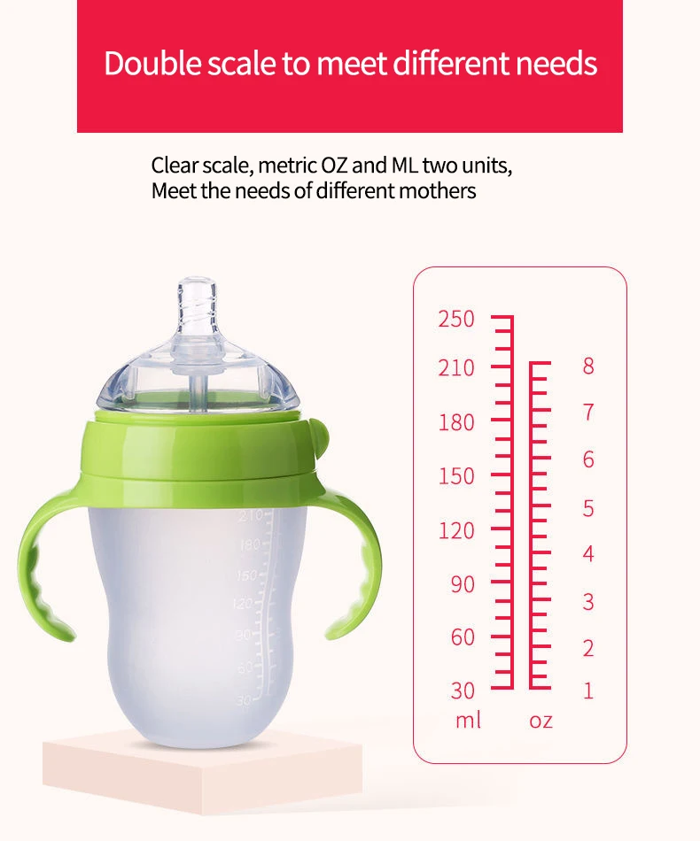 250/150ml Onesuck Baby Feeding Bottle Antichoke Milk Bottle For Baby