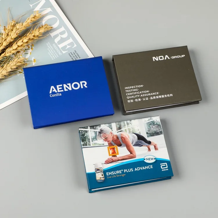 Promotional Custom logo Hard Cover Sticky Notes/notepad/pocket Memo Pad ...