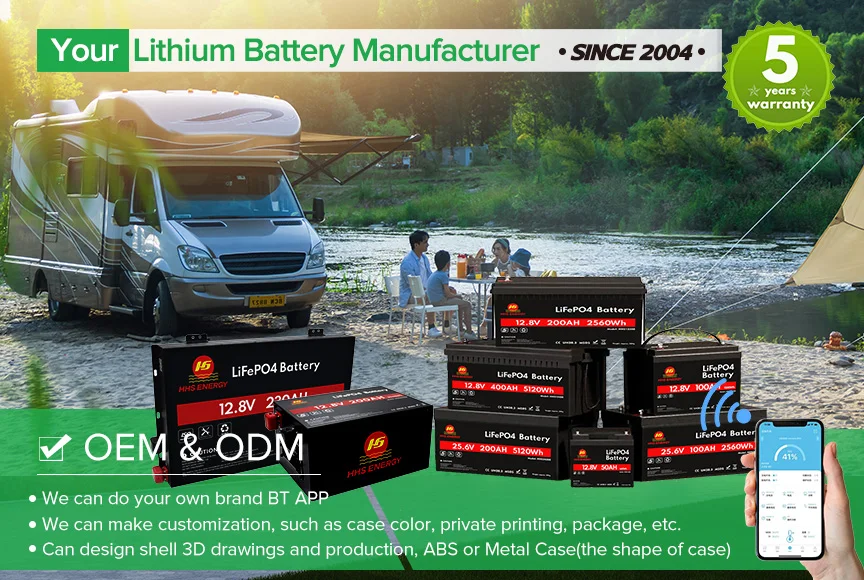 5 Years Warranty China Lithium Battery 12V 100Ah 120Ah 200Ah 300Ah ...