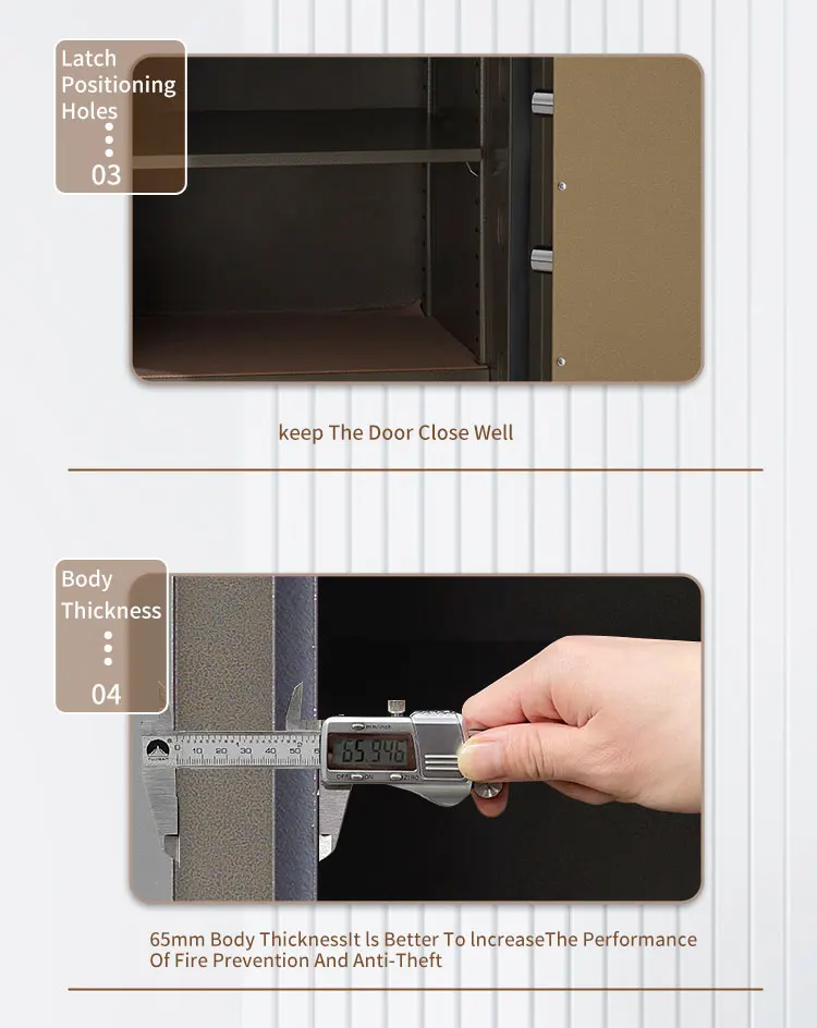 CEQSAFE Mini Money Portable Smart Fireproof Electronic Fingerprint Safe Box Digital Safe factory