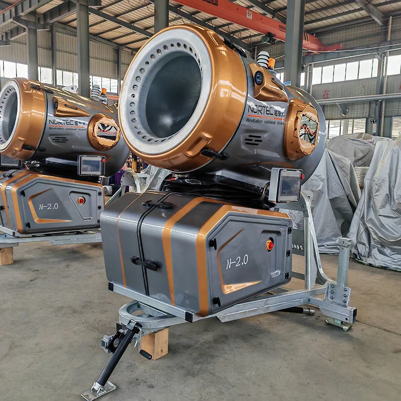 Nortec N-2.0 Snow Making Machine – Automatic Snow Cannon with Remote Control, 30-100m³/h Capacity, Ideal for Ski Resorts