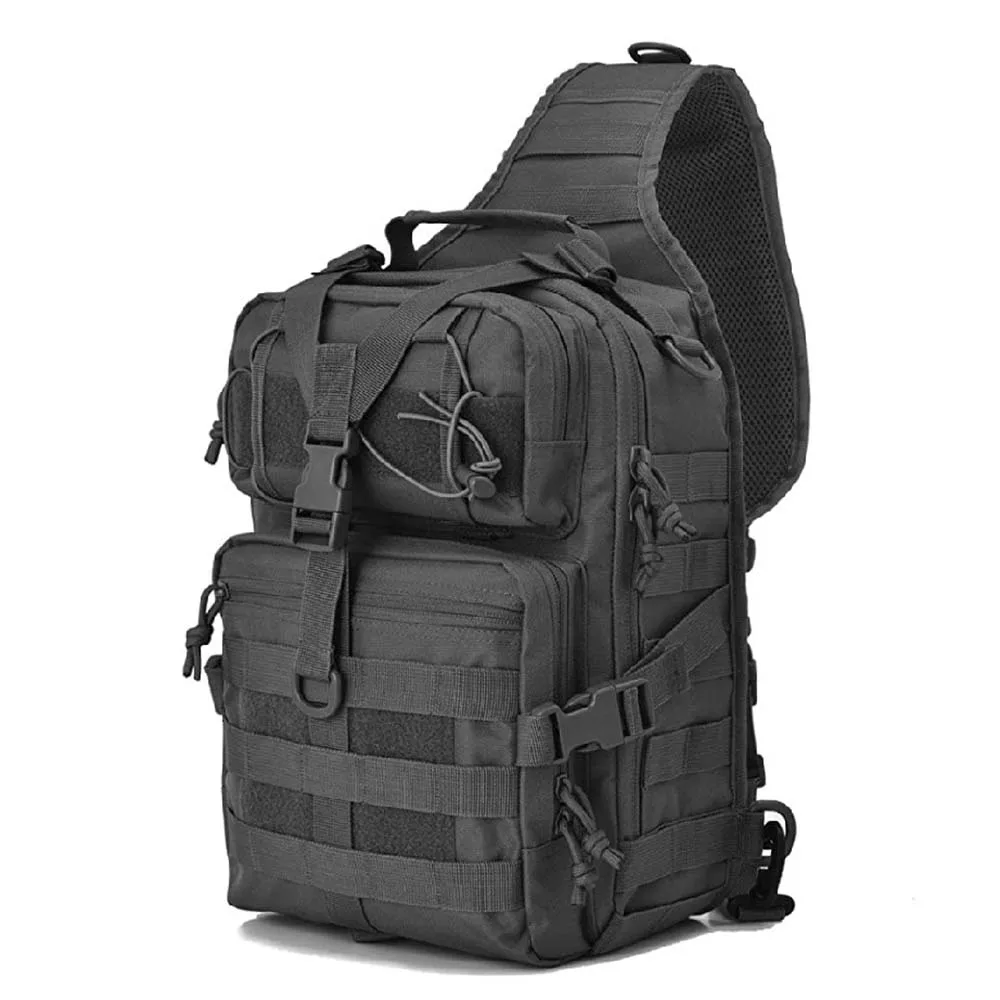 FREE SAMPLE Assault Sling Bag Practical Backpack Series Bag Black