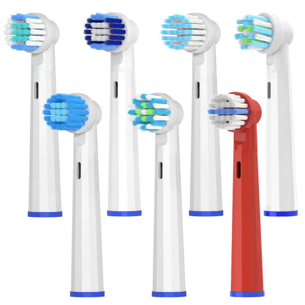 Factory Customize Bristle Color Package Oral Brush B Rounded Replacement Toothbrush Head Recyclable Electric Toothbrush Heads