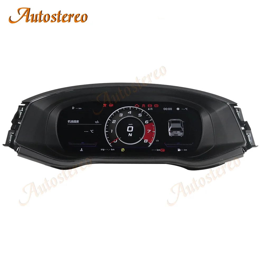 Car Digital Cluster Virtual Cockpit for Volkswagen VW Polo 2010+ Dashboard HeadUnit Entertainment Instrument Speed Meter Screen