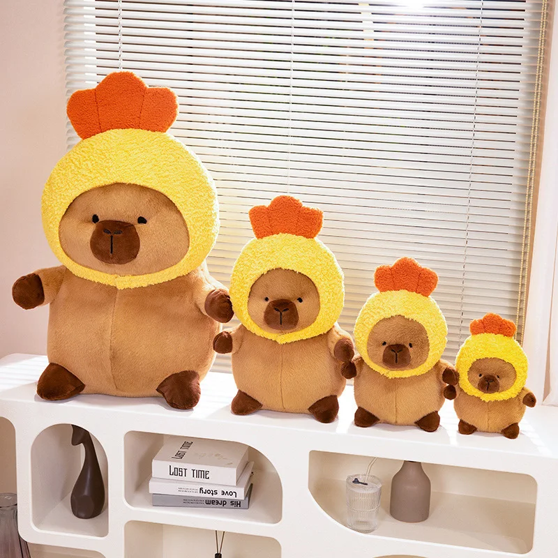 une dessin animé capybara portant une rose chapeau et écharpe 51303989 PNG