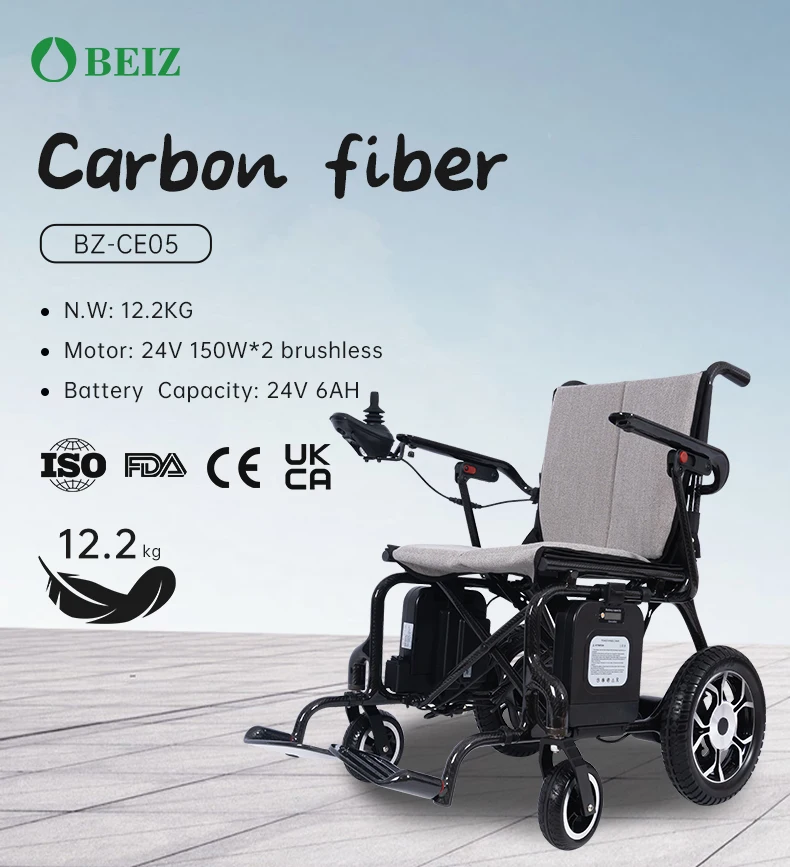 Rehabilitation Therapy Automatic Folding Electric Wheelchair Wheel_Chair manufacture