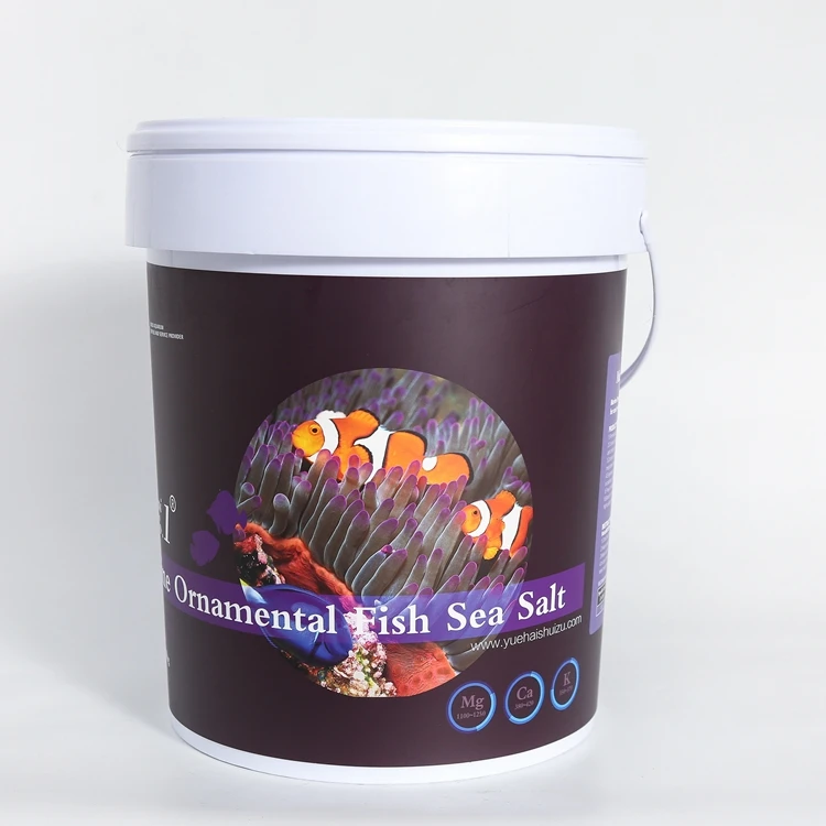Factory Container Prices of Salt Per Ton 20KG Per Carton Per Barrel 25kg Per Barrel Aquarium Marine Tropical Fish Sea Salt
