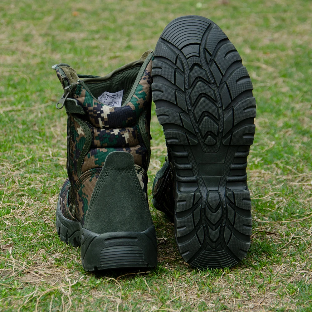 Tactical Boots Man Camouflage Jungle Boots Digital Woodland