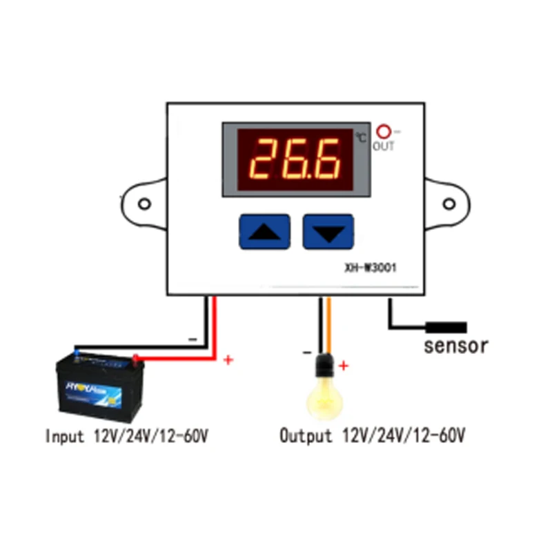 Humidity Controller W3001 Digital Led Temperature Controller 10a Xh-w3001 12v 24V 48V 110-220V Xh 3 Months 10A Relay