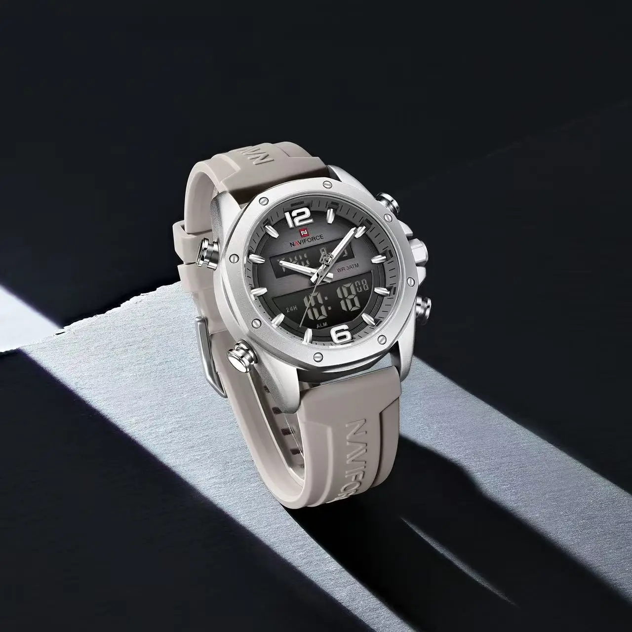 NAVIFORCE 9264 Men's Watch Luxury Top Brand Multifunction Chronograph Watch Men Auto Date 3ATM Waterproof Man Clock Gift Watches