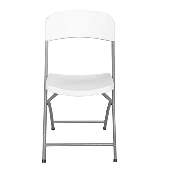 Folding Plastic Chairs White High-density Polyethylene Blow Molded Plastic Folding Chair