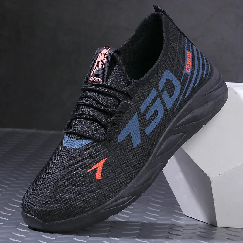 Wholesale Factory Cheap Light Weight Breathable Men's Running Shoes Fashion Casual Sports Shoes for Spring Summer Autumn
