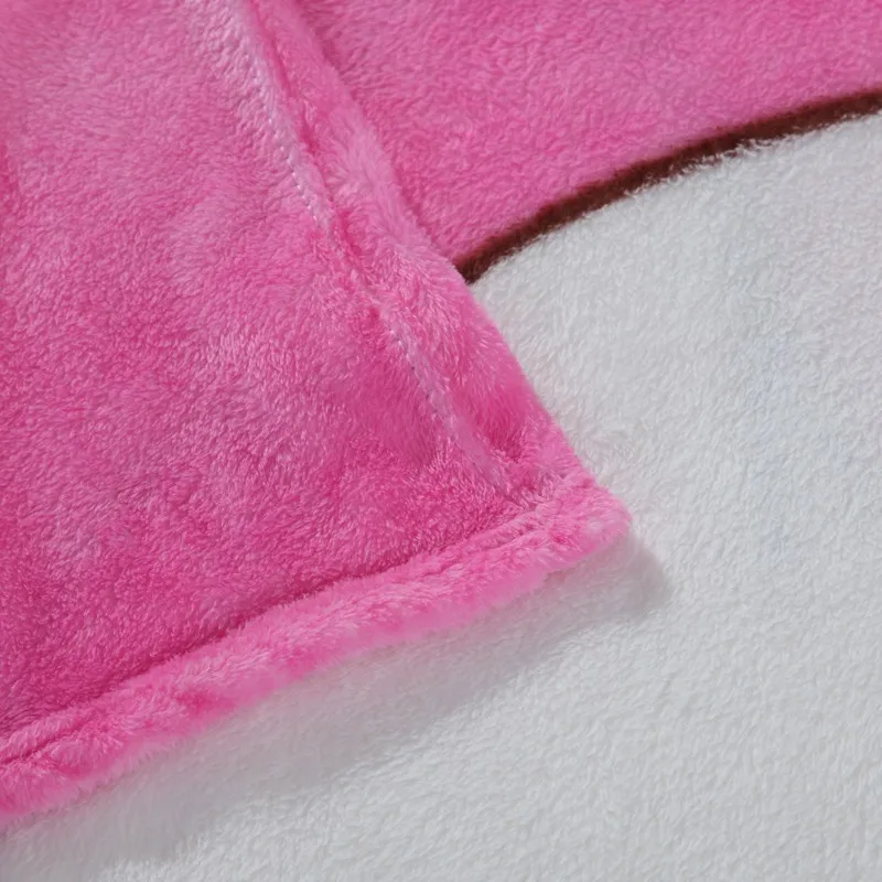 Ститч кораллового флиса пушистые одеяла на кровать/диван воздушное состояние спальный чехол постельное белье броски простыня для детей