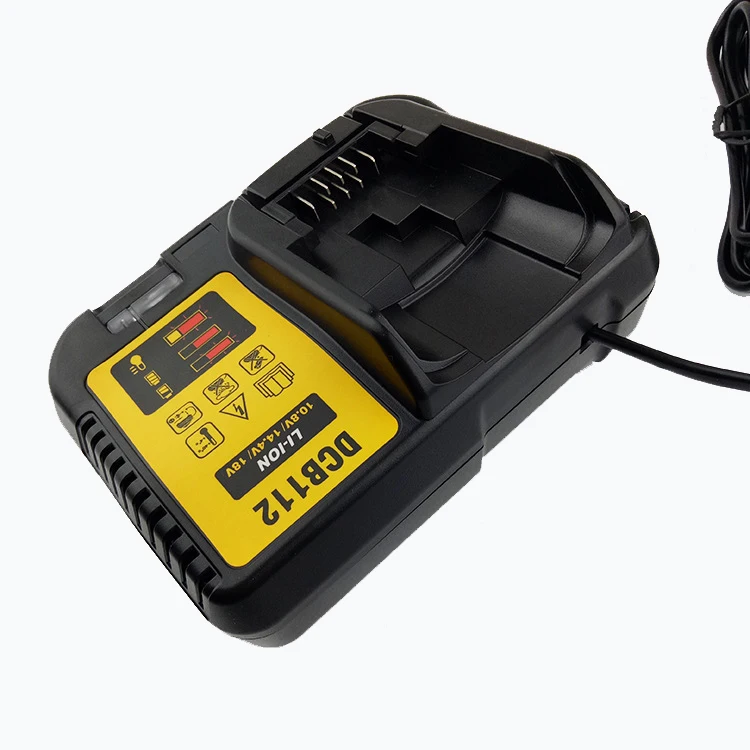 DCB112 Fast Charging Station Battery Charger for Dewalt Battery 10.8V 12V  14.4V 18V 20V DCB101 DCB140 DCB105 DCB200 Black EU/US