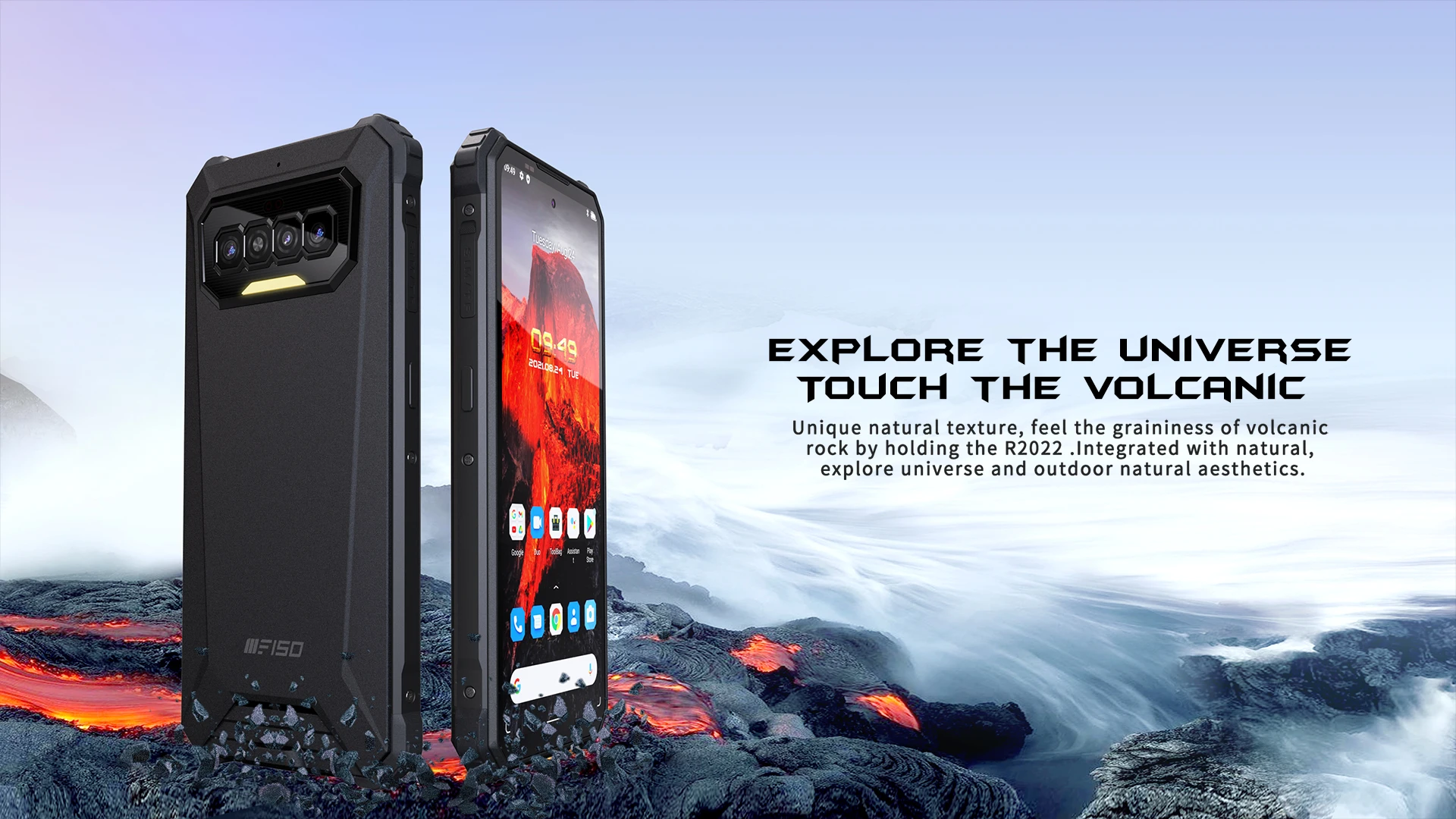 Wholesale 2021 New Oukitel F150 R2022 Rugged Phone 8GB+128GB 64MP 