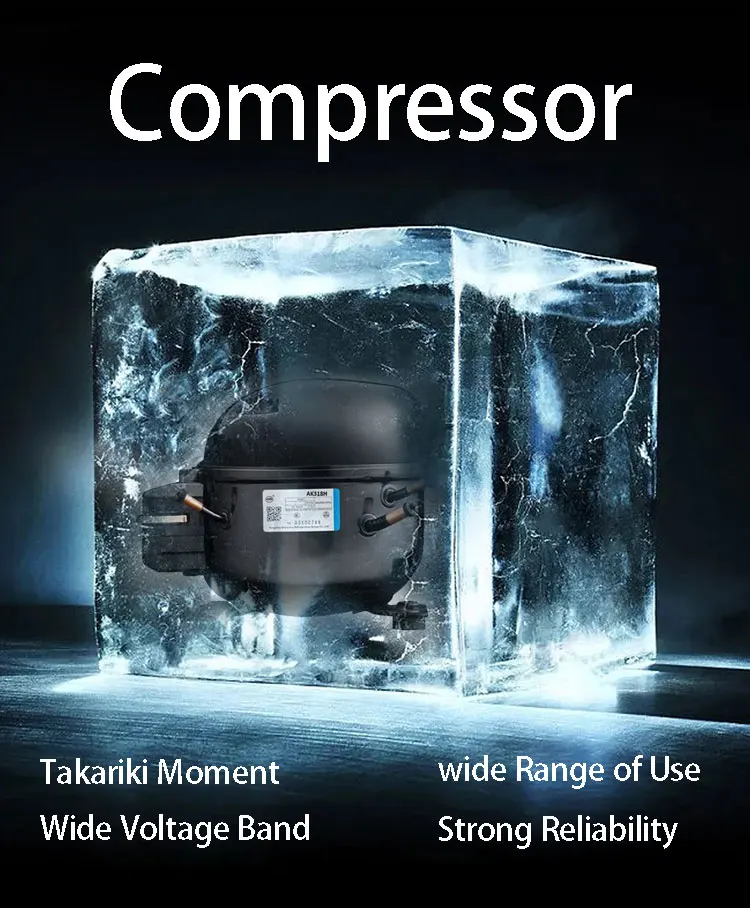 R134a 1/3hp Chest Freezer Compressor Ak318h Refrigeration Compressor