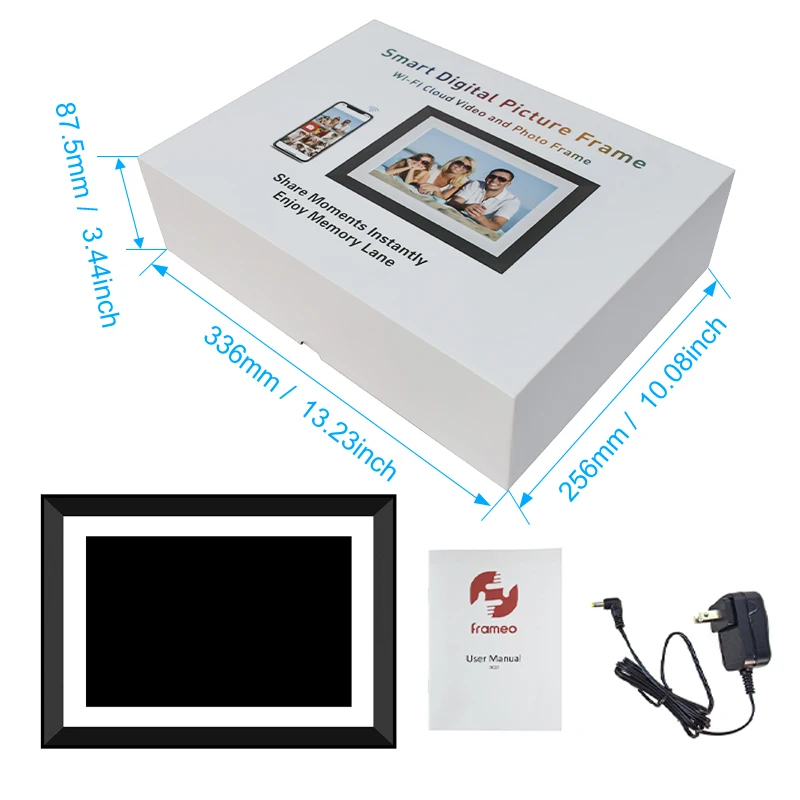Professional Custom10.1'' Digital Photo Support Hd Video Music Picture Oled Digital Photo Frame