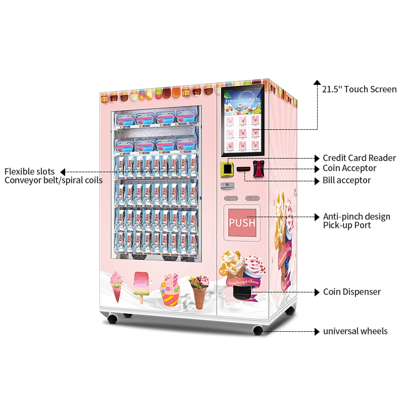 Frozen Icecream Vending Machine Ice Cream Vending Machine Automatic