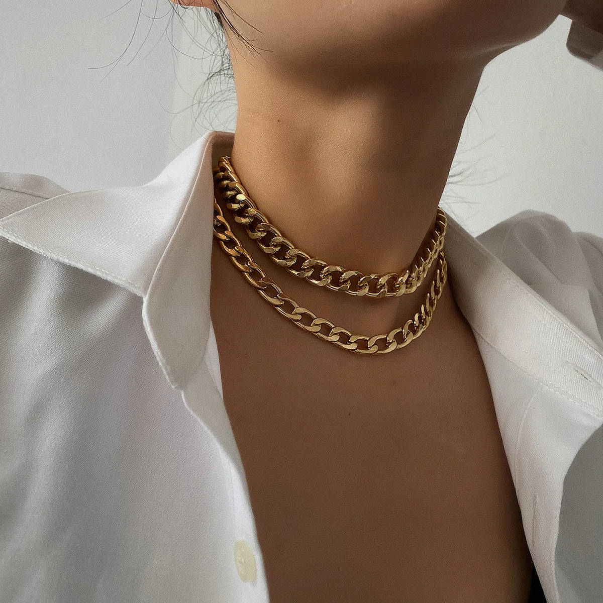 Buy Gold Chain Choker Necklace,Simple 