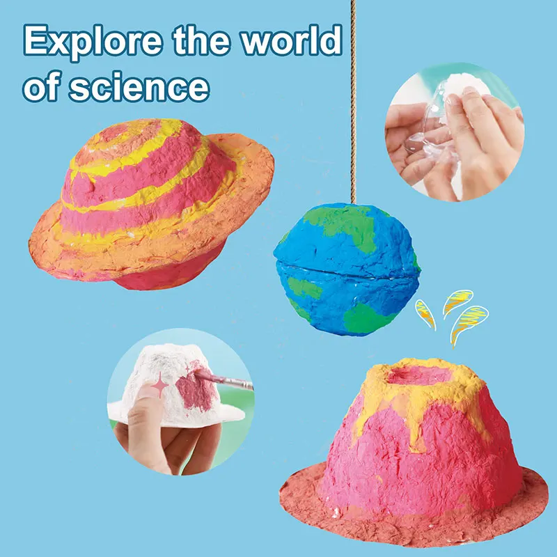 Have Recycling and Paper Mache Science Craft STEAM Learning Toys Science Paper Making Kit for Kids