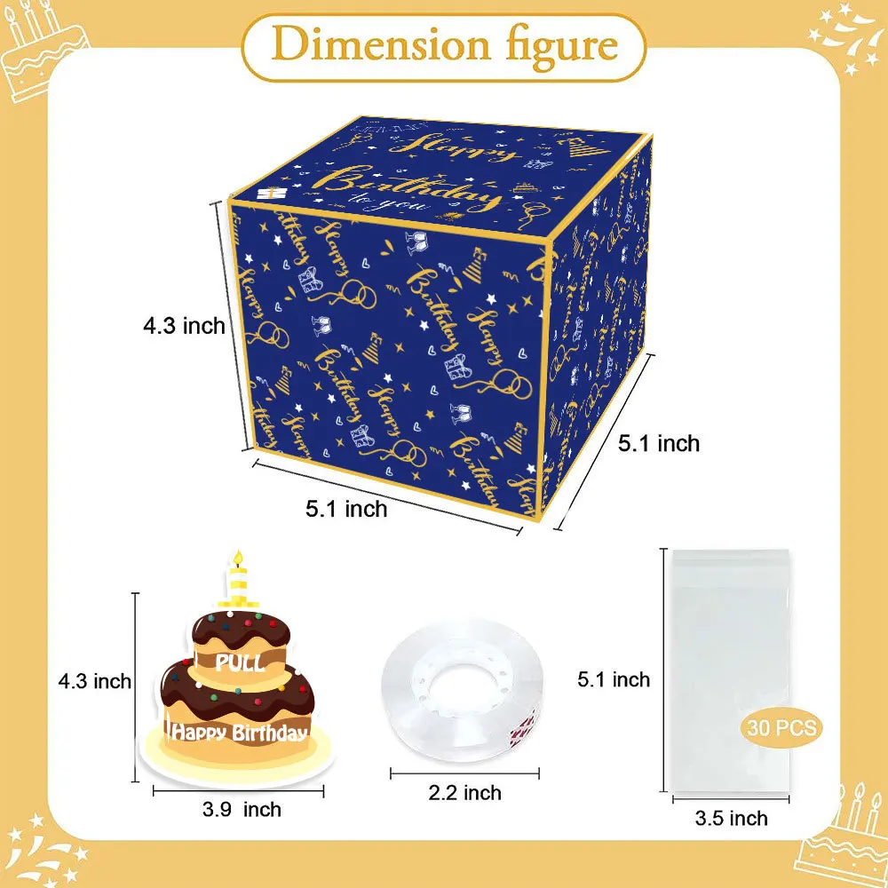 Birthday Money Box For Cash Gift Pull Funny Money Gift Boxes For Cash