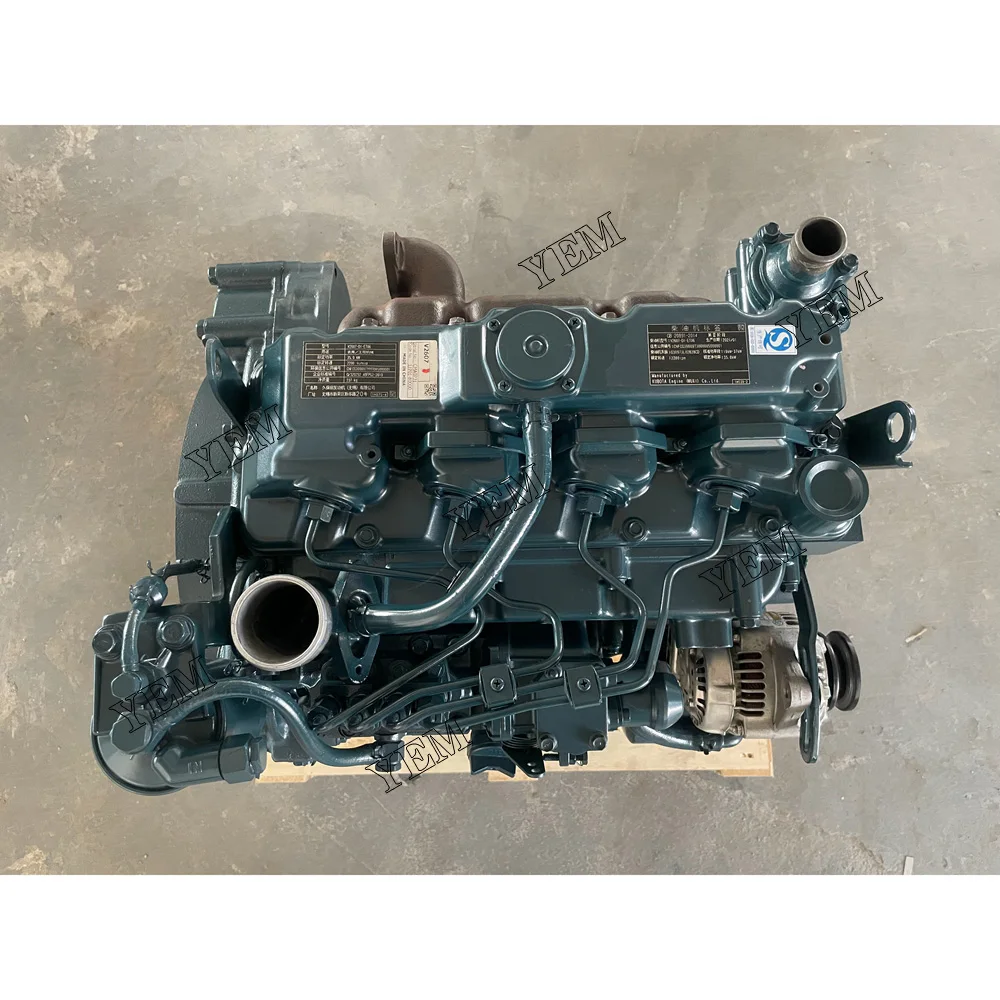 CMA0731 Complete Engine Assy for Kubota V2607 New Engine 2200RPM 35.0KW Engine Replacement Parts