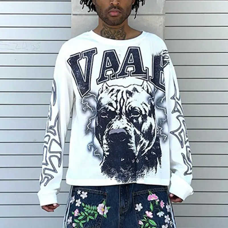 Custom High Quality Digital Printing Long Sleeves Casual Pullover Crewneck Sweatshirt for Men gallery 3