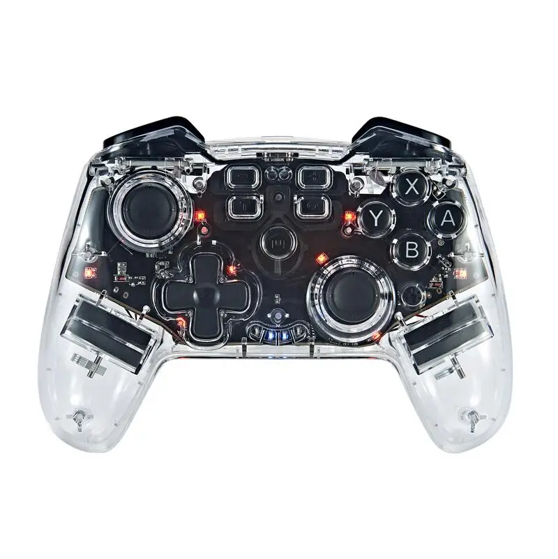 T23 Max Switch Transparent Game Controller with RGB Light