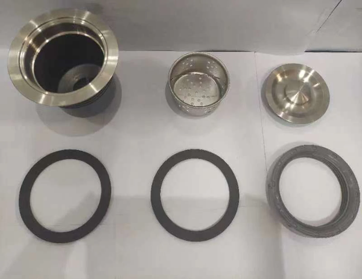 product kitchen sink drainer basket strainer stainless steel fittings plug support customization-2