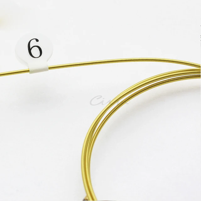 Hot Selling CIVIN Hexangular Steel Core 70/10 Bronze Wound Strings Light 10-48 Acoustic Guitar String