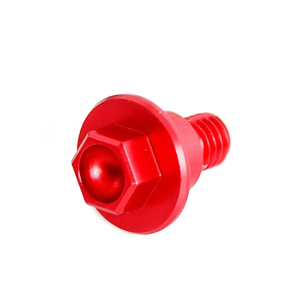 Комплект красных защитных болтов вилки NIceCNC для Honda CRF450RX 2017-2020 CRF450X 2005-2019 CRM250AR 1997-1998 CRF450R 2002-2020