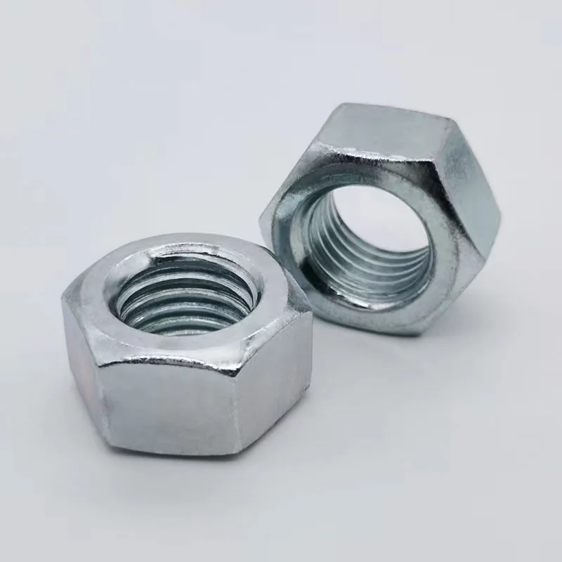 Din934 Galvanized Hex Nuts Factory Direct Sales Grade 4 Grade 8 Grade10  M24 M27 M30 M33 Hex Nut