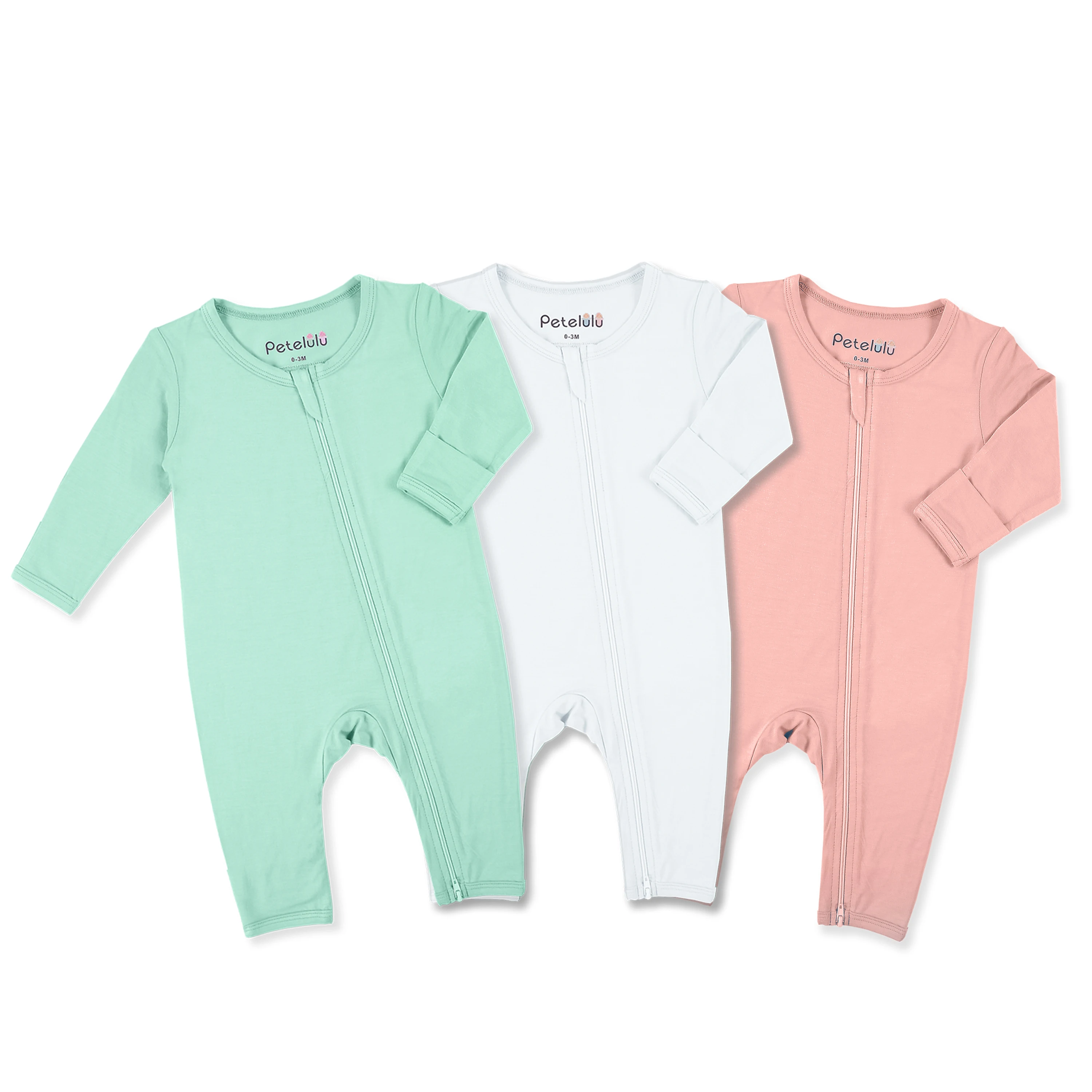 Детская одежда, комбинезон из бамбукового волокна, 100% хлопок, с длинным рукавом, из Китая, милое количество на заказ