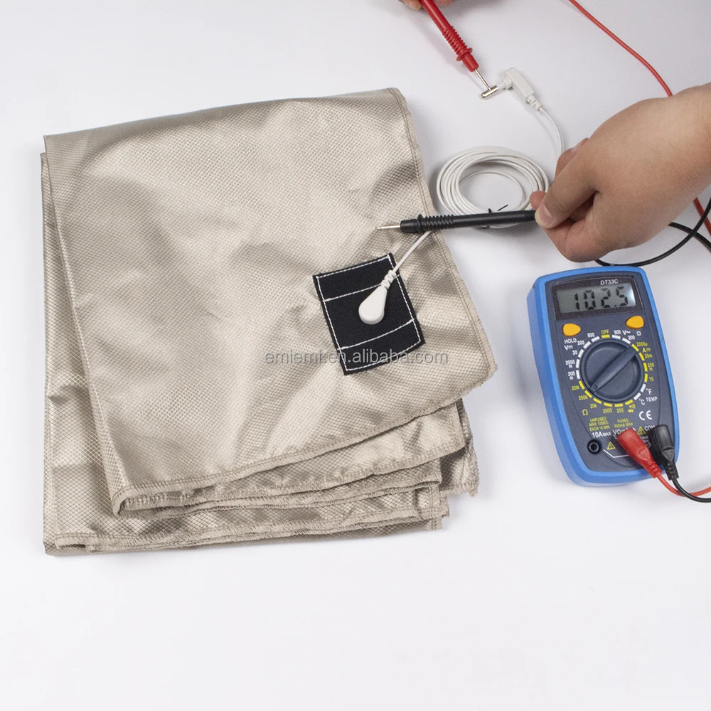 BLOCK EMF Nickel Copper Fabric Radiation Protection EMI Shielding Earthing Sheet