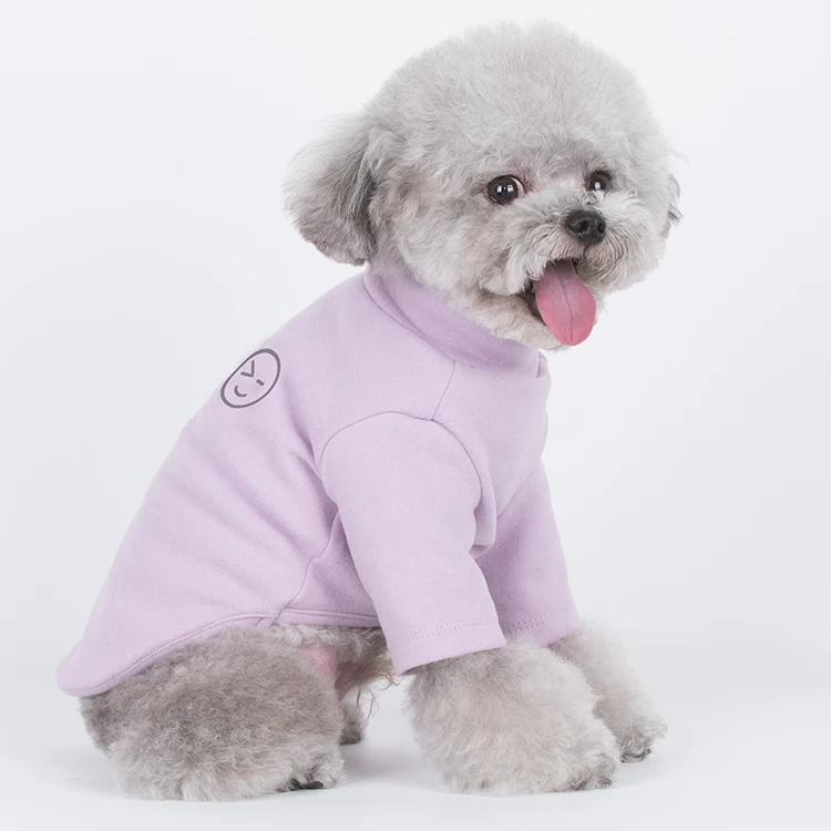 Cheepet Wink Printing Solid Polyester Dog Shirts Plain Shirt for Dogs