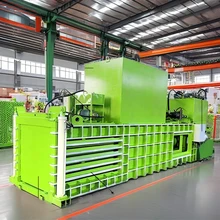 Fully Automatic Horizontal Baler Metal Scrap Compactor Scrap Metal Waste Plastic Baling Press Machine Motor Manufactured Top