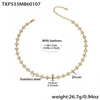 Txf533white zircon necklace Lengthen-Promotion