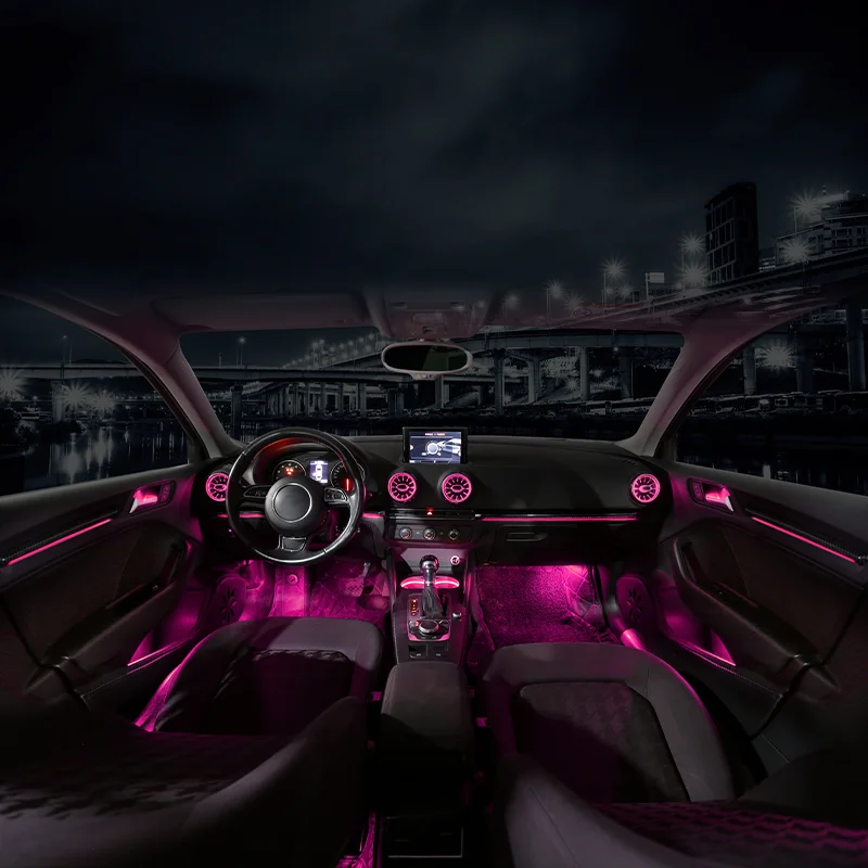 イルミネーションCar Styling LED Ambient LightとAir Vents For Audi