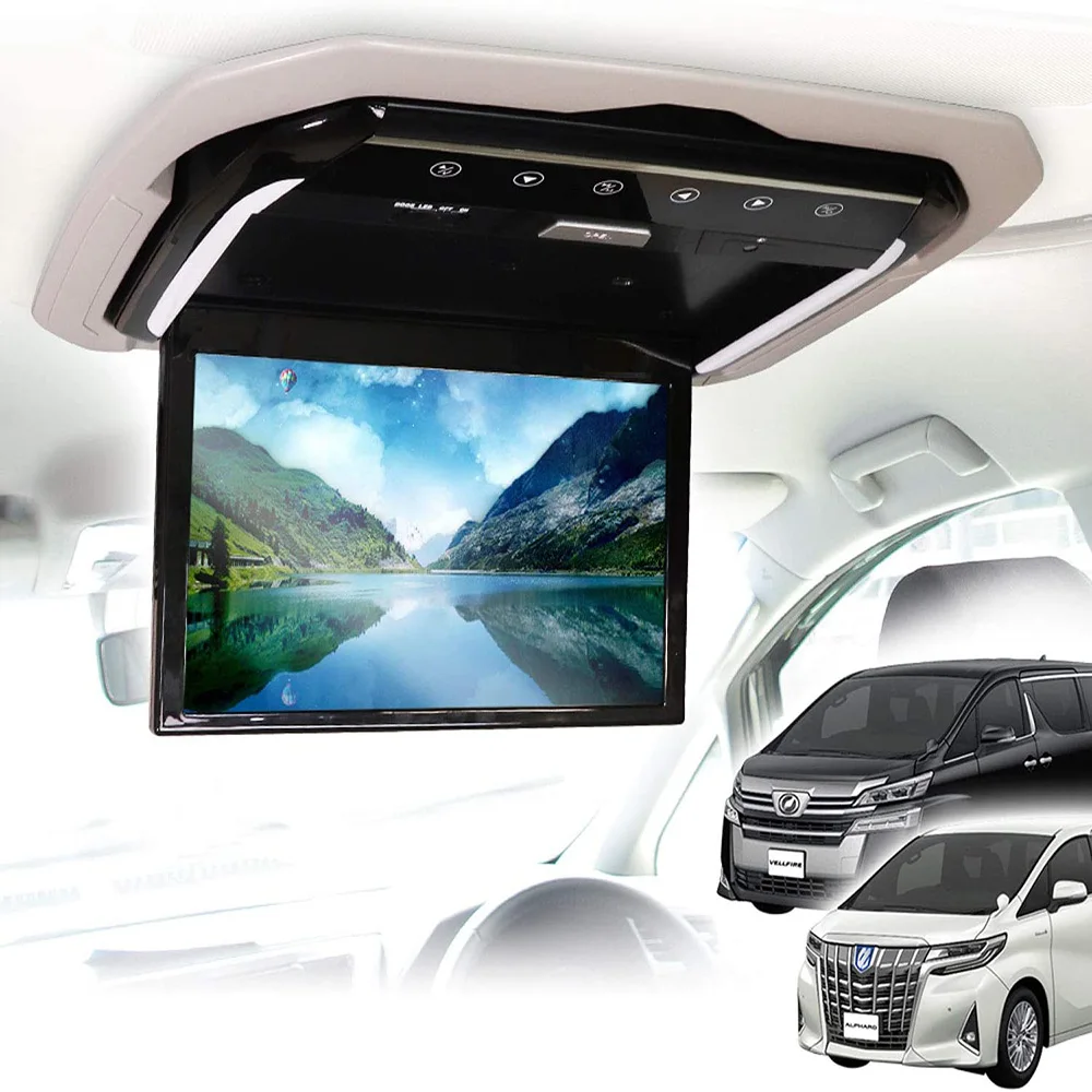 15.6inch Car Roof Mount Monitor - High Resolution & USB/SD