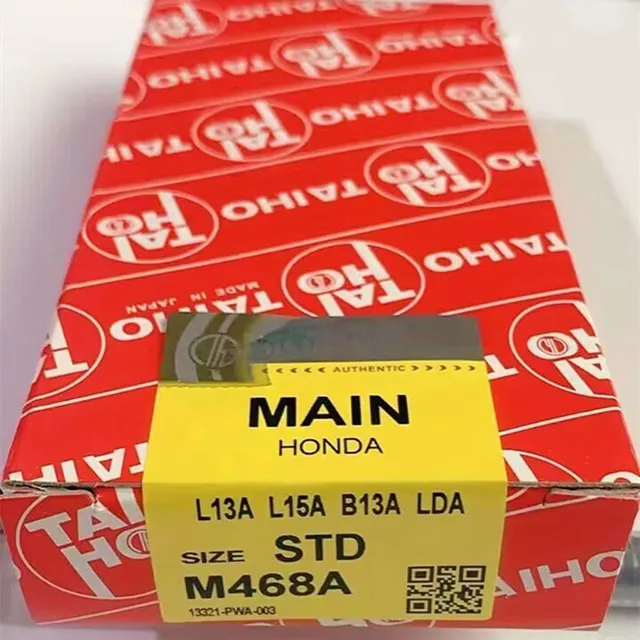 M468A Engine  Main Bearing Set and  R468A Rod Bearing for honda Fit L13A L15A B13A Engine