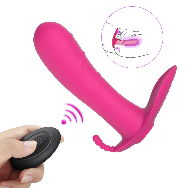 3 In 1 Silicone 10 Speeds Wireless Remote Vibrator For Women Adult Sex Toys Dildo Vibrating G Spot Clitoris Ass Massage