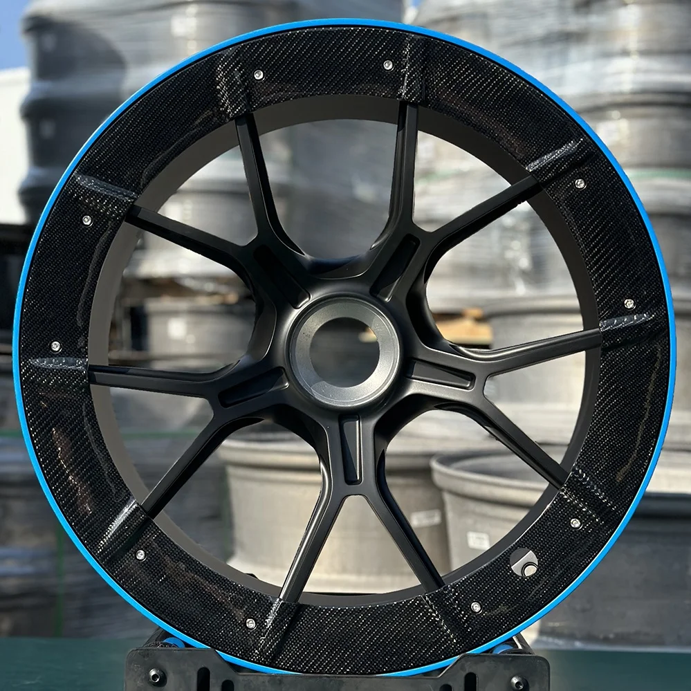 GVICHN monoblock wheels custom aluminum alloy rims with carbon fiber ...