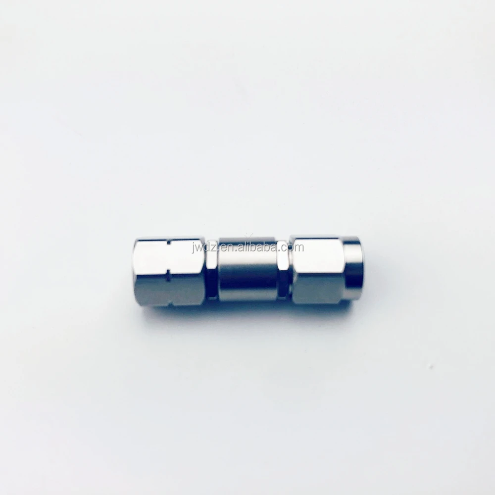 high-frequency millimeter wave rf coaxial adapter 2.4 male to 2.92 male SUS303 D - 40GHz VSWR1.2 Rf coaxial connector