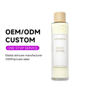 OEM Private Label White All Skin Types Toner Spray Whitening Vitamin C Face Care Rice Water Vegan All-purpose Moisturizing Toner